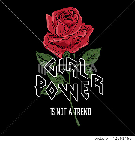 rose and typography, tee shirt graphic, printed. rose and typography, tee shirt graphic, printed. 42661466