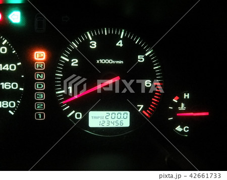 走行距離　１２３４５６ｋｍ 42661733