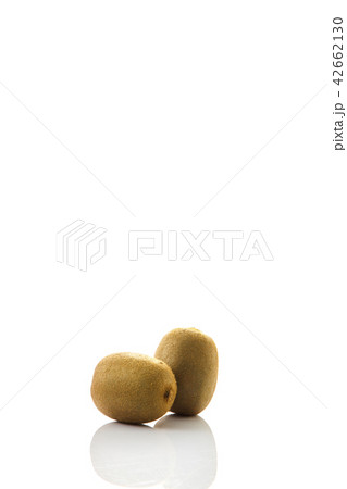 Kiwi fruit on white background 42662130