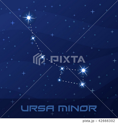 Constellation Ursa Minor, Little Bear Constellation Ursa Minor, Little Bear 42666302