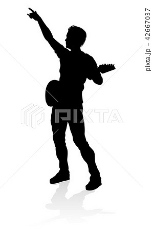 Musician Guitarist Silhouette 42667037