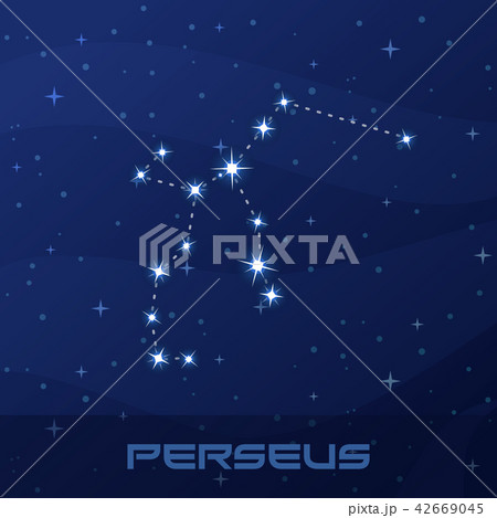 Constellation Perseus, Hero, night star sky 42669045