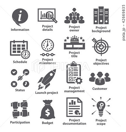 Business management icons Pack 44 Business management icons Pack 44 42669835