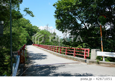民話の橋 登波離橋 生坂村側より撮影 池田町 民話の橋 登波離橋 生坂村側より撮影 池田町 42671051