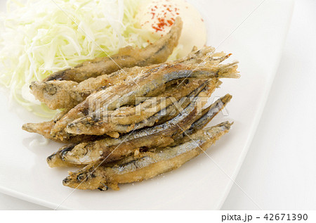 きびなごの唐揚げ の写真素材