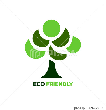 leaf tree eco friendly logo icon symbol vector leaf tree eco friendly logo icon symbol vector 42672293