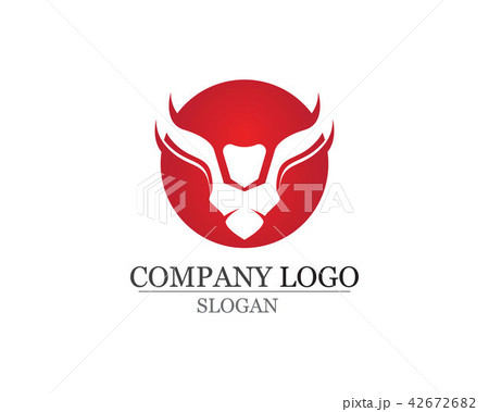 Bull horn logo and symbols template icons Bull horn logo and symbols template icons 42672682
