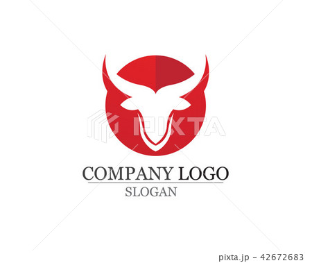 Bull horn logo and symbols template icons Bull horn logo and symbols template icons 42672683