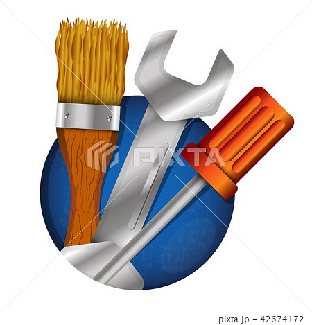 Repair with tool symbol 42674172