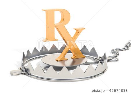 Drug addiction concept, bear trap Drug addiction concept, bear trap 42674853