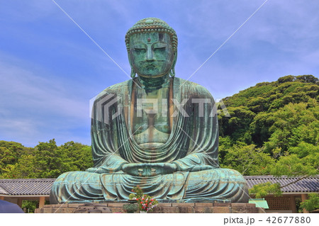 晴天下の鎌倉大仏殿 晴天下の鎌倉大仏殿 42677880