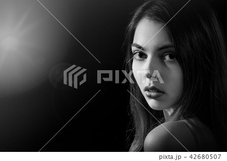 sad sensual girl 42680507