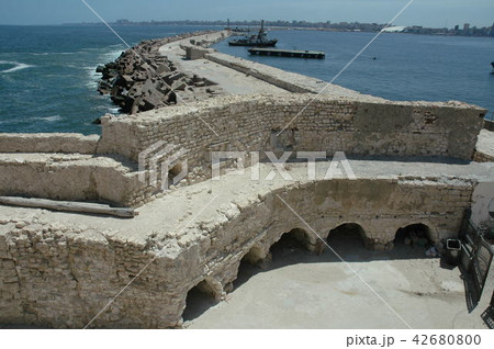 エジプト、アレキサンドリア、カイトベイ要塞 42680800