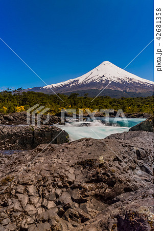 オソルノ山の写真素材