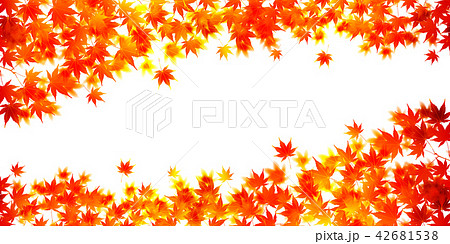 단풍 가을 단풍 배경 - 스톡일러스트 [42681538] - Pixta