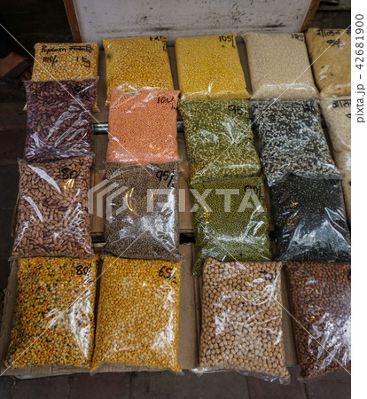 Nuts for sale at local market 42681900