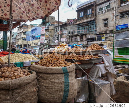Nuts for sale at local market Nuts for sale at local market 42681905