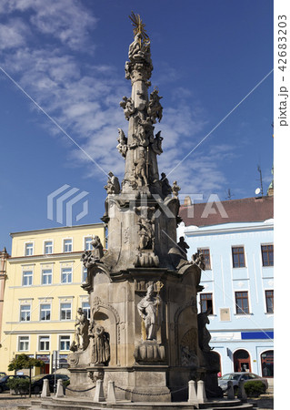 Jindrichuv Hradec, Czech Republic. The Column of t Jindrichuv Hradec, Czech Republic. The Column of t 42683203