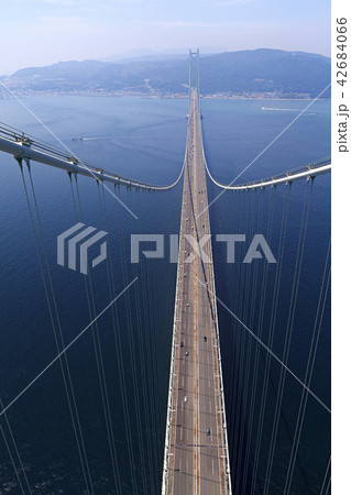 【兵庫県・観光名所】明石海峡大橋 主塔からの眺望 【兵庫県・観光名所】明石海峡大橋 主塔からの眺望 42684066