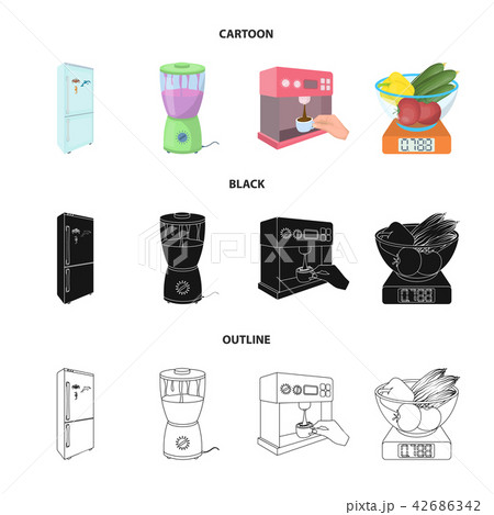 kitchen, refreshment, restaurant and other web icon in cartoon,black,outline style.buttons, numbers 42686342
