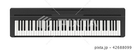digital piano on a white background 42688099