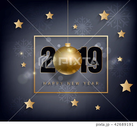 Creative chinese new year 2019 invitation cards 42689191