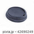 coffee lid isolate inside place with text 42690249