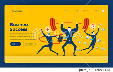 Illustration flat design concept technology 42691318