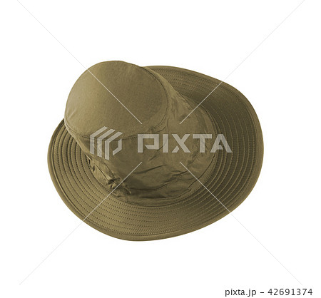 Brown hat on the white background 42691374
