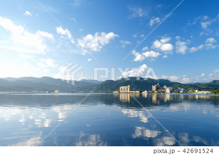 東郷池と羽合温泉 42691524