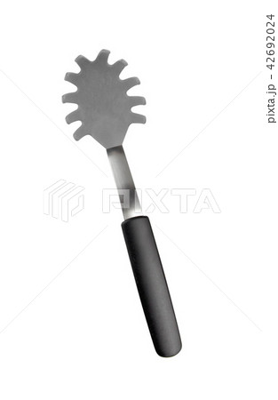 Spaghetti server on white background 42692024