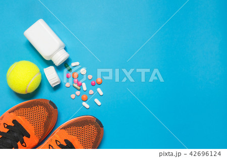 Concept preparing to fitness sports equipment Concept preparing to fitness sports equipment 42696124