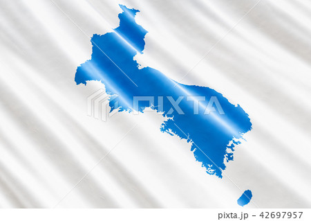 Korean Unification Flag background, 3D rendering 42697957