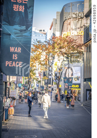 明洞 距離 韓国 42698959