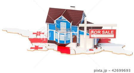 Property for sale and rent in Georgia concept 42699693
