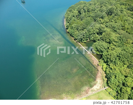 玉原湖　空撮 42701758