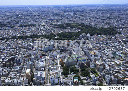 吉祥寺周辺/郊外の住宅地、空撮 吉祥寺周辺/郊外の住宅地、空撮 42702687