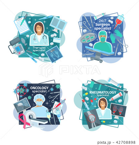 Medicine icon with professional medical doctor 42708898