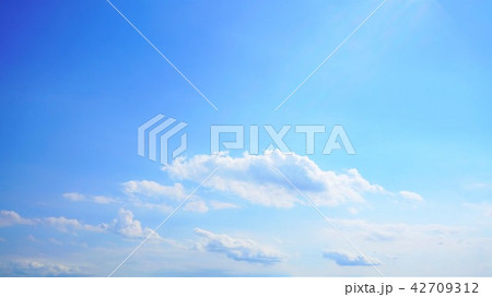 空 青空 雲 16:9 空 青空 雲 16:9 42709312