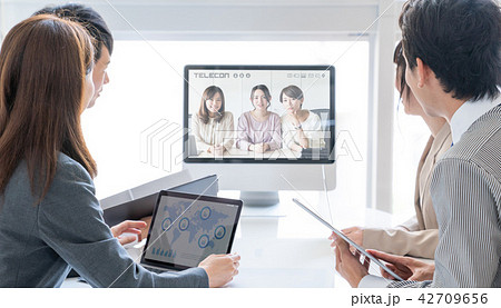 テレビ会議 テレビ会議 42709656