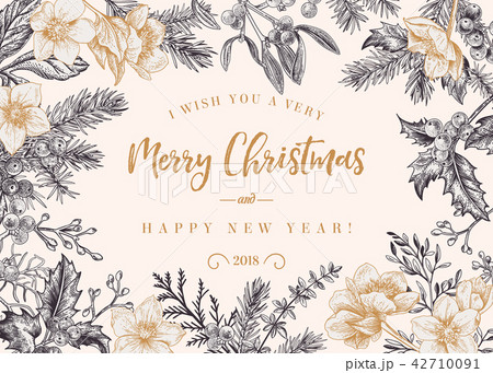 Christmas background. 42710091