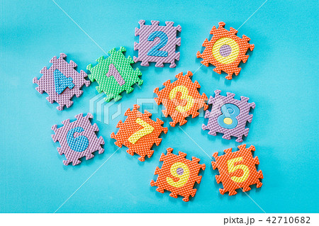 Foam block numbers children toys 42710682