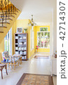 the luxury vintage restroom and the yellow wall 42714307