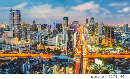 Bangkok Cityscape Business district 42714444