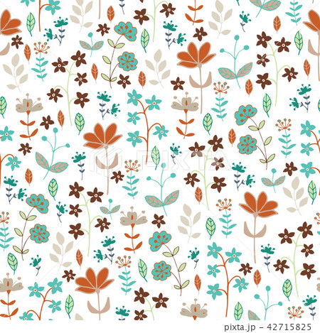 seamless pattern with flowers seamless pattern with flowers 42715825