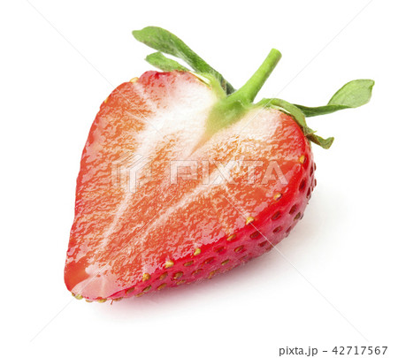 half strawberry isolated 42717567