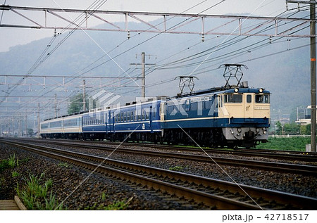 1994年 早朝の東海道線を走るEF651132快速ムーンライト山陽・高知 1994年 早朝の東海道線を走るEF651132快速ムーンライト山陽・高知 42718517