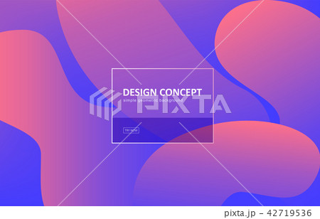 Abstract background, gradient geometric shape vector design. Graphic pattern in minimal style Abstract background, gradient geometric shape vector design. Graphic pattern in minimal style 42719536