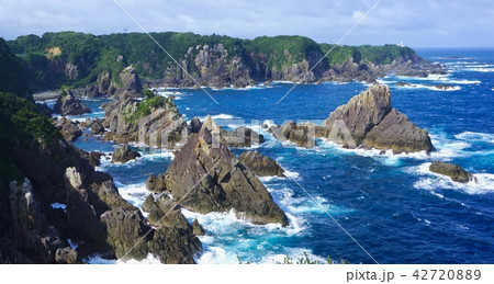 海金剛の風景　和歌山県東牟婁郡串本町大島　 42720889