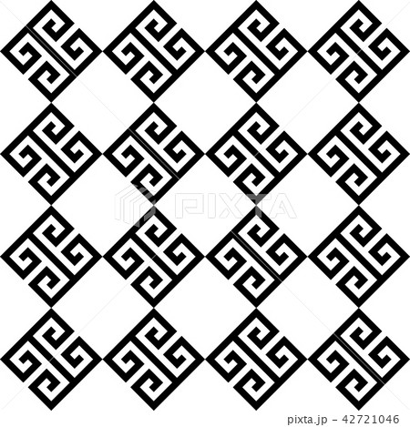 Greek key. Typical egyptian, assyrian and greek motives. 42721046